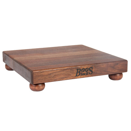 Thớt gỗ óc chó đen trưng bày có chân đế John Boos & Co. WAL-B12S 30 x 30 x 3,8 cm