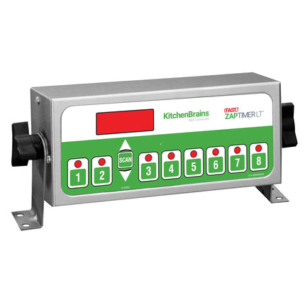 Đồng hồ hẹn giờ điện tử 8 món 99 giờ Kitchen Brains ZAP Timer LT Z080120HFCLT kèm bộ gắn đa năng - 120V