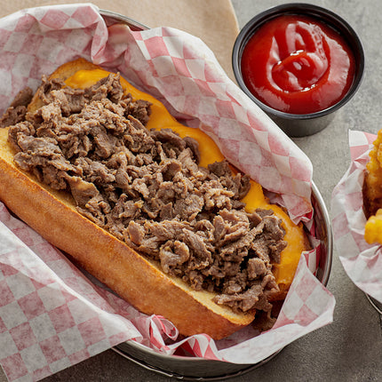 Thịt bò lát chín Philly Cheesesteak Original Philly Cheesesteak Co. 1,1 kg - Thùng 4 cái