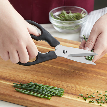 Kéo đa năng thép không gỉ Mercer Culinary M33042P cán nhựa PP 9,5 cm