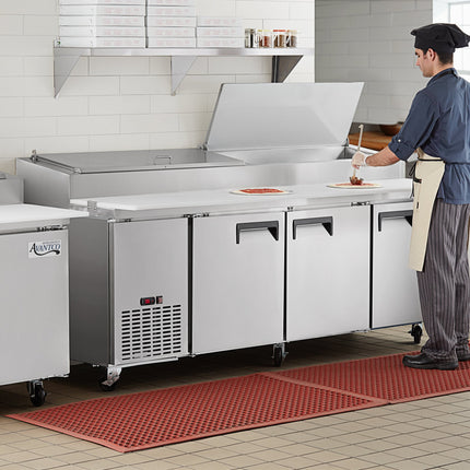 Bàn mát chuẩn bị pizza 3 cửa Avantco APPT-91-HC 234 cm