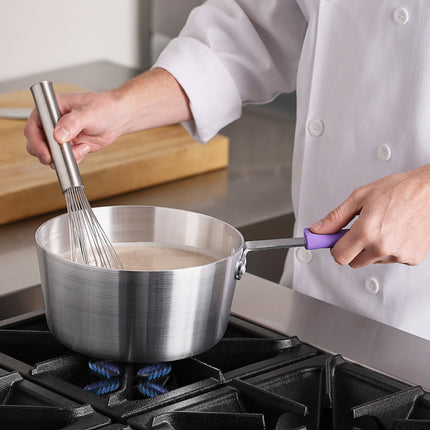 Nồi nấu sốt nhôm thành nghiêng Choice 3,5 lít tay cầm silicone tím chống dị ứng