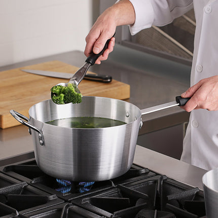 Nồi nấu sốt nhôm thành nghiêng Choice 6,6 lít tay cầm silicone đen
