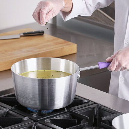 Nồi nấu sốt nhôm thành nghiêng Choice 5,2 lít tay cầm silicone tím chống dị ứng
