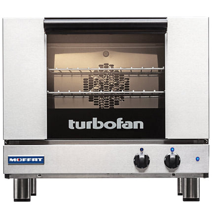 Lò nướng Moffat E22M3 Turbofan Single tầng nửa cỡ điện lò đối lưu với Mechanical Controls, 1.5 Cu Ft - 110-120V, 1 pha,