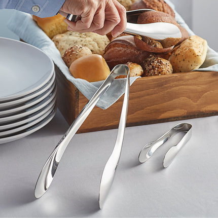 Bộ kẹp gắp thép không gỉ 18/8 Acopa 3 món viền trơn