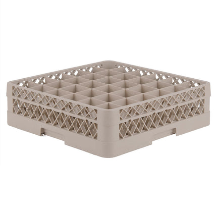 Giá đựng ly 36 ngăn màu be Vollrath Traex® TR7C cỡ đầy đủ cao 12,2 cm