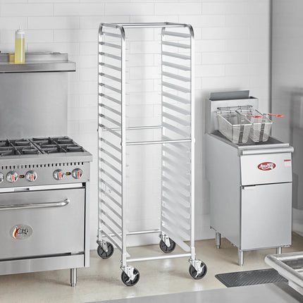 Giá để khay nướng nạp đầu bằng nhôm Steelton 20 khay - chưa lắp ráp