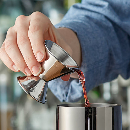 Ly đong rượu jigger inox cổ điển Acopa 22 ml & 44 ml