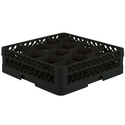 Giá đựng ly 12 ngăn màu đen Vollrath Traex® Rack Max TR18J cỡ đầy đủ cao 12,2 cm