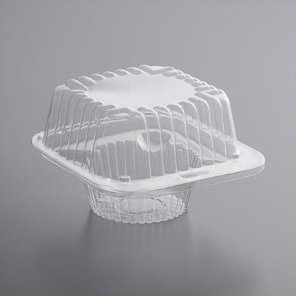 Hộp đựng cupcake / muffin 1 ngăn nhựa PET trong suốt Choice - Thùng 400 cái