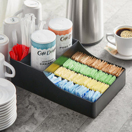 Giá đựng gia vị cà phê để bàn 9 ngăn Choice màu đen