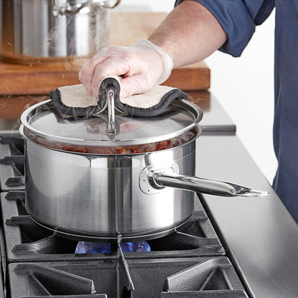 Nồi nấu sốt thép không gỉ đáy nhôm Vigor SS1 Series 5,7 lít, kèm nắp