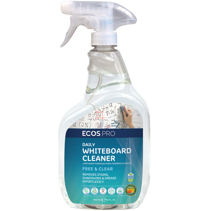 Bình xịt vệ sinh bảng trắng ECOS PL9869/6 Pro 946 ml không mùi - Thùng 6 cái