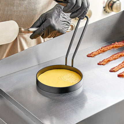 Khuôn tạo hình Vigor 12,7 cm chống dính Egg Ring xám tay cầm bọc