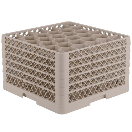 Giá đựng ly 30 ngăn màu be Vollrath Traex® Rack Max TR12HHHHH cỡ đầy đủ cao 27,9 cm
