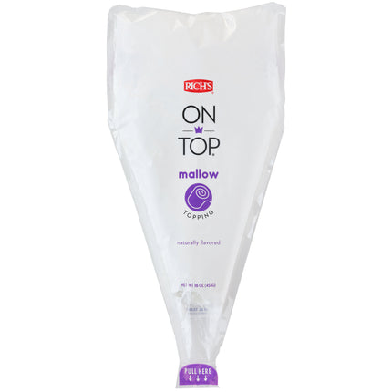 Topping tráng miệng kem marshmallow không sữa Rich's On Top 473 ml - Thùng 6 hộp
