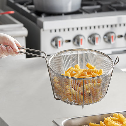 Rổ chiên tròn mạ niken lưới vừa Choice 22 cm có móc trước