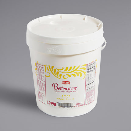 Kem phủ bánh vị chanh vàng Rich's Bettercreme - Xô 4,1 kg