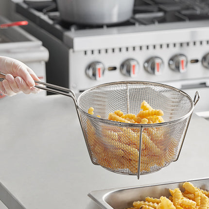 Rổ chiên tròn mạ niken lưới vừa Choice 24 cm có móc trước