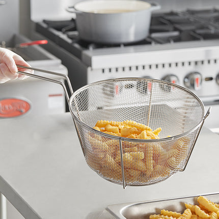 Rổ nấu ăn lưới tròn mạ niken Choice 29 cm cỡ vừa có móc trước
