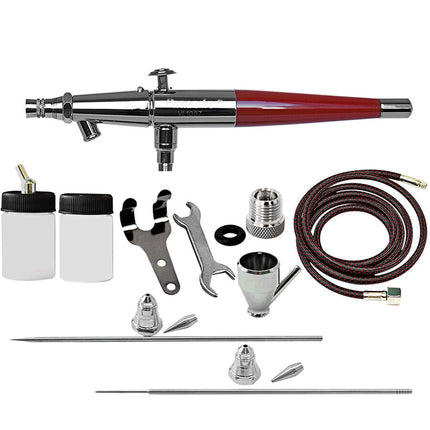 Bộ súng phun màu Paasche VL-3AS tác động kép hút xi phông kèm 3 đầu
