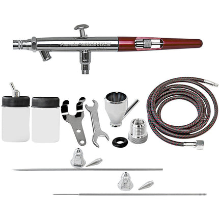 Bộ súng phun màu tác động kép cấp hút Paasche MIL-3AS với 3 đầu phun