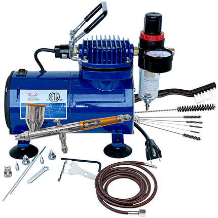 Máy phun màu và máy nén khí tác động kép cấp trọng lực Paasche TG-100D
