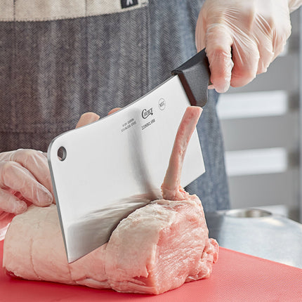 Dao chặt thịt thép không gỉ Choice cán đen 20 cm