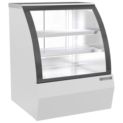 Tủ mát trưng bày bánh / deli kính cong trắng Beverage-Air CDR3HC-1-W 94 cm