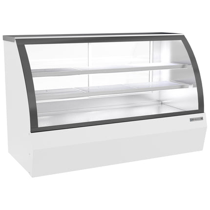 Tủ trưng bày bánh / deli lạnh kính cong màu trắng Beverage-Air CDR6HC-1-W 185 cm