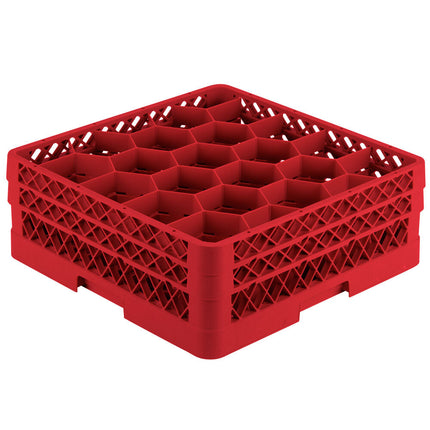 Giá đựng ly 20 ngăn màu đỏ Vollrath Traex® Rack Max TR11GG cỡ đầy đủ cao 16,2 cm