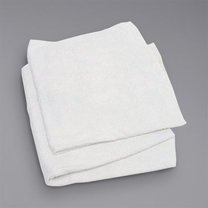 Giẻ lau cotton màu trắng Hospeco