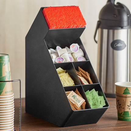 Giá đựng gia vị để bàn nhựa đen Choice