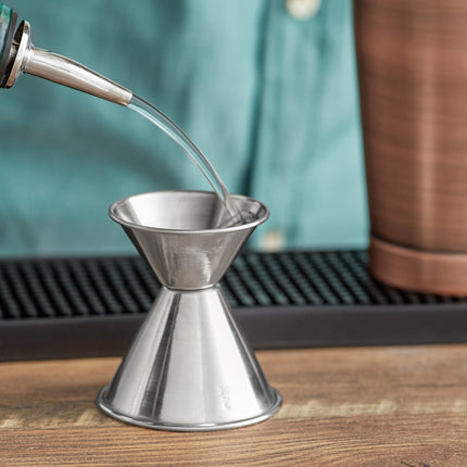 Ly đong rượu jigger inox cổ điển Acopa 30 ml & 59 ml