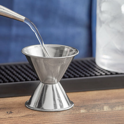 Ly đong rượu jigger inox cổ điển Acopa 22 ml & 37 ml