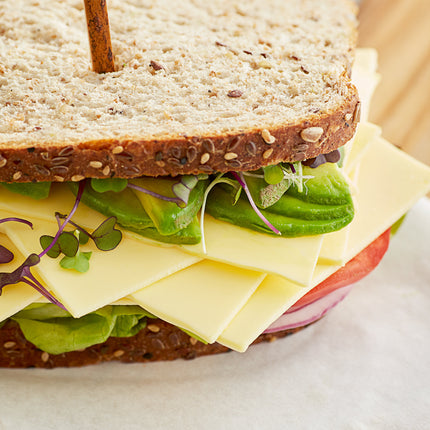 Phô mai provolone thuần chay cắt lát Violife Just Like 1 kg - Thùng 5 gói