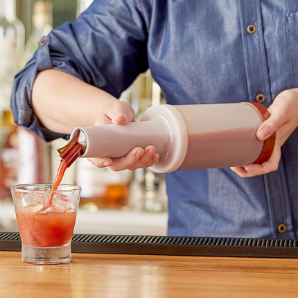 Chai rót Choice 1 lít vòi và nắp nâu