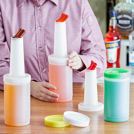 Bộ chai rót nắp và vòi nhiều màu Choice 0,95 lít - Gói 6 cái