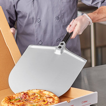 Xẻng lấy bánh pizza nhôm anod chữ nhật GI Metal Amica 33 x 33 cm, tay cầm 25 cm CLASS33/25