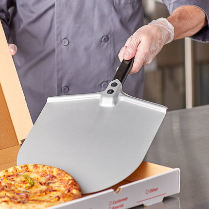 Xẻng pizza nhôm anod chữ nhật GI Metal Amica 30 x 30 cm cán 25 cm CLASS30/25