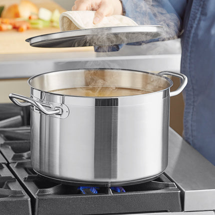 Nồi nấu súp cỡ lớn thép không gỉ đáy nhôm Vigor SS1 Series 11,4 lít, kèm nắp