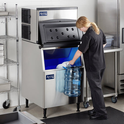 Thiết bị làm đá Avantco Ice KMC-H-530-A 76,2 cm Cooled Modular Half Cube Ice máy với 170,1 kg Bin - 226,8 kg