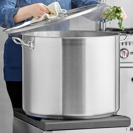 Nồi nấu súp cỡ lớn thép không gỉ đáy nhôm Vigor SS1 Series 75,7 lít, kèm nắp