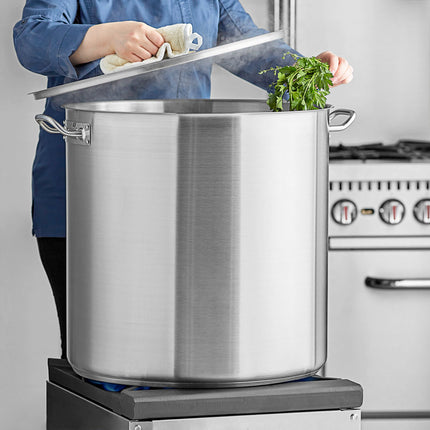 Nồi nấu súp cỡ lớn thép không gỉ đáy nhôm Vigor SS1 Series 94,6 lít, kèm nắp