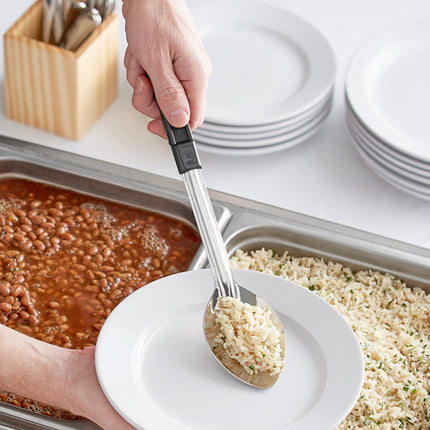 Muôi rưới bằng thép không gỉ đặc Choice 33 cm cán bọc