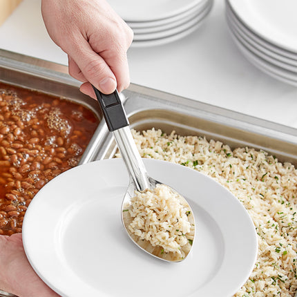 Muôi múc canh inox đặc Choice 28 cm cán bọc nhựa