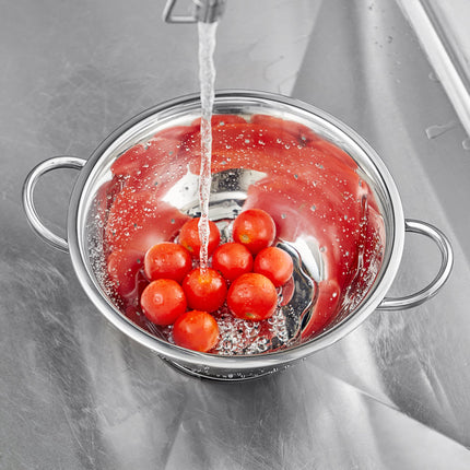 Rổ lọc inox Choice 2,8 lít có đế và tay cầm