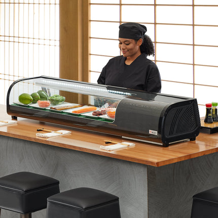 Tủ trưng bày sushi lạnh để bàn Emperor's Select CSD-60