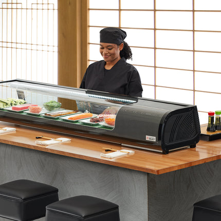 Tủ mát trưng bày sushi để bàn Emperor's Select CSD-71 180 cm